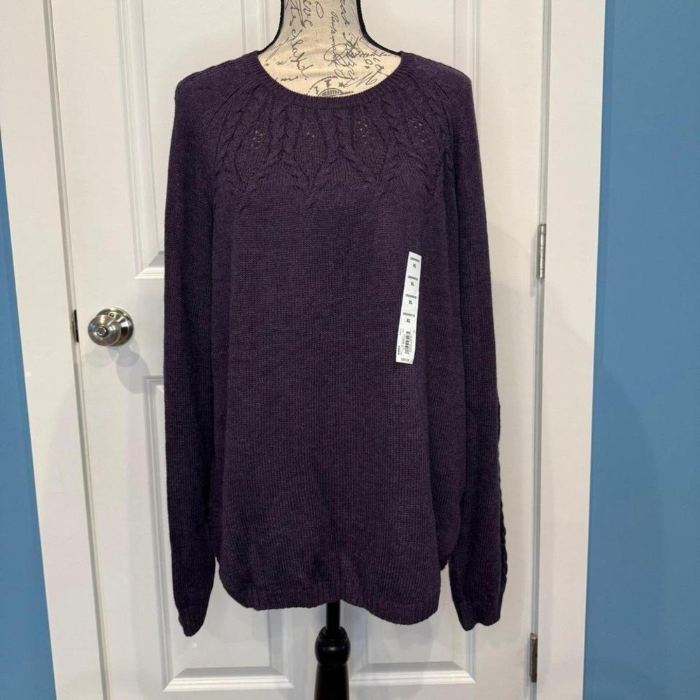 Sonoma Womans Purple Sweater Size XLarge NWT‎